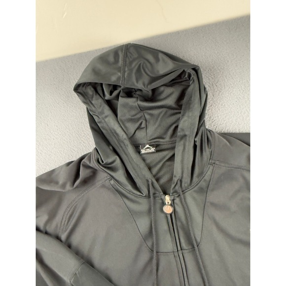 Jordan‎ Hoodie Men's 2XL Black Full Zip Vintage Nike Jumpman Lined Warmup Jacket - Picture 5 of 16